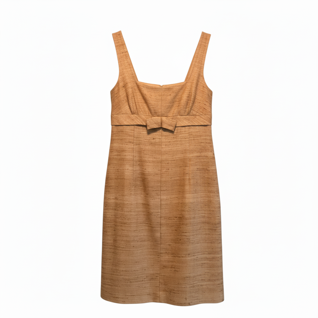 Trina Turk Tan Sleeveless Shift Dress
